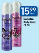 Impulse Body Spray-75ml Each