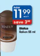 Status Roll-On - 55ml Each