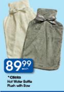 Clicks Hot Water Bottle Plush With Blow Each