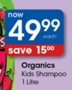 Organics Kids Shampoo-1L Each