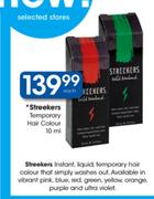 Streekers Temporary Hair Colour-10ml Each