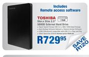 Toshiba Stor.e Slim 2.5" External Hard Drive-500GB
