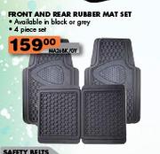 Front And Rear Rubber Mat Set