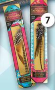 Madame Zingara Long Party Hair Feathers