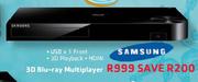 Samsung 3D Blu-Ray Multiplayer