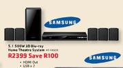Samsung 5.1 500W 3D Blu-Ray Home Theatre System-HT-F4500