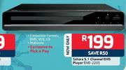 Sahara 5.1 Channel DVD Player-DVD-2205