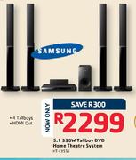 Samsung 5.1 330W Tallboy DVD Home Theatre System-HT-E55K