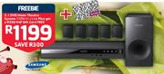 Samsung 5.1 DVD Home Theatre System-330W-HT-E330K