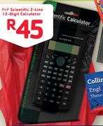 PnP Scientific 2-Line 12-Digit Calculator