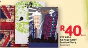 CTP 2014 A5 Page A Day Fashion Diary Assorted-Each