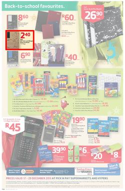 Pick n Pay : Save Big On All Your Festive Favourites From Choccies To Champers ( 17 Dec - 29 Dec 2013), page 12