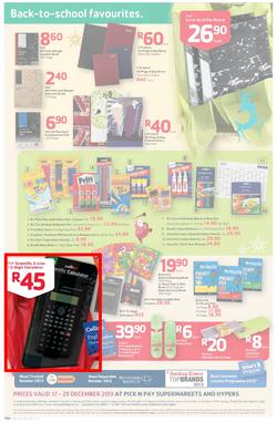 Pick n Pay : Save Big On All Your Festive Favourites From Choccies To Champers ( 17 Dec - 29 Dec 2013), page 12