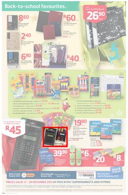 Pick n Pay : Save Big On All Your Festive Favourites From Choccies To Champers ( 17 Dec - 29 Dec 2013), page 12