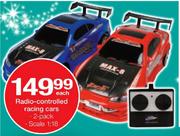  Radio-Controlled Racing Cars-Each