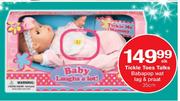  Tickle Toes Talks Babapop Wat Lag & Praat 35cm-Each
