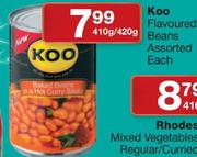 Koo Flavoured Beans Assorted-410/420G