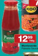Monteverde Passata Sauce-700G