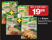 Knorr Sauce/Gravy Assorted-4's Pack