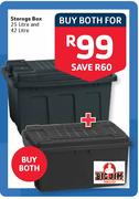 Storage Box 25Ltr And 42Ltr