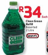 Cleen Green Refill Assorted-2Ltr Each