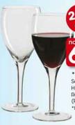 Clicks Home Set Of 4 Urban Glasses Hiball Whiskey,Red Or White Wine Per Set