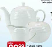 Clicks Home 3-Piece Porcelain Classique Tea Set Per Set