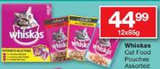 Whiskas Cat Food Pouches Assorted-12x85g
