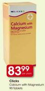 Clicks Calcium with Magnesium-90 Tablets Per Pack