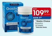 Gastro Choice Probiotics-30 Tablets Per Pack