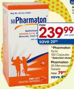 Pharmaton Tonic-100 Capsules Per Pack
