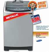 Samsung Metallic Top Loader Washing Machine-13kg