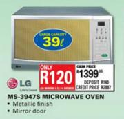 LG MS-3947S Microwave Oven-39 Ltr