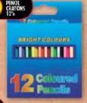 Short Pencil Crayons-12's