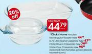 Clicks Home Arcuisin Rrectangular Roaster-Each