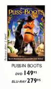 Pussin Boots DVD 