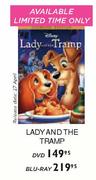 Lady And The Tramp Blu-Ray