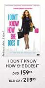 I Don't Know How She Does It Blu-Ray