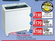 Defy Twin Tub-13kg