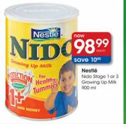 Nestle Nido Stage 1 Or 3 Growing Up Milk-900ml