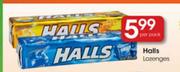 Halls Lozenges-Per Pack