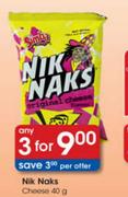 Nik Naks Cheese-3x40g