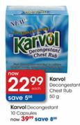Karvol Decongestant 10 Capsules