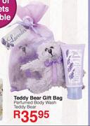 Teddy Bear Gift Bag:Perfumed Body Wash Teddy Bear