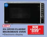 Defy Gross Classic Microwave Oven-23L
