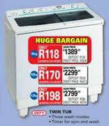 Defy Twin Tub-10kg