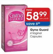 Gyna Guard Vaginal Capsules-4 Per Pack