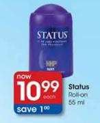 Status Roll-On-55ml Each