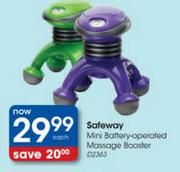 Safeway Mini Battery-Operated Massage Booster-D2363