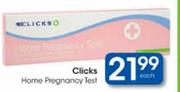 Clicks Home Pregnancy Test
